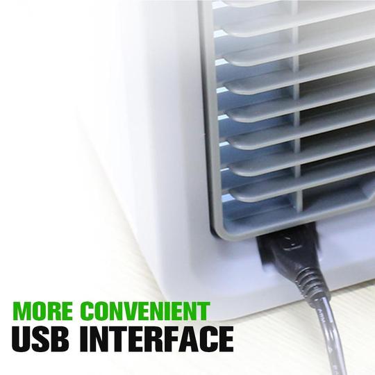 USB Mini Portable All Weather Air Conditioner Works Throughout the Year!